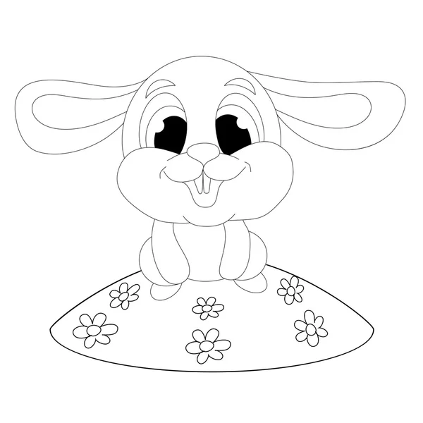 Dessin animé petit lapin — Image vectorielle