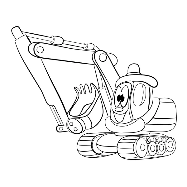 Karikatür neşeli güç-kürek