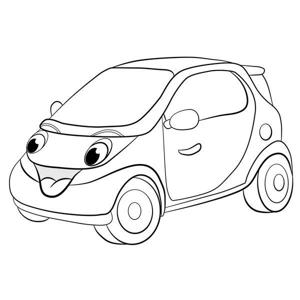 Cartoon mini car — Stock Vector