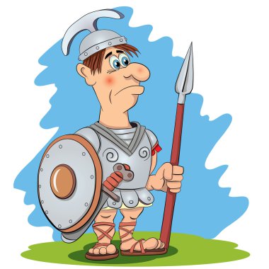 Roman warrior legionnaire clipart