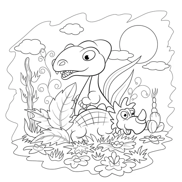 komik karikatür dinozorlar