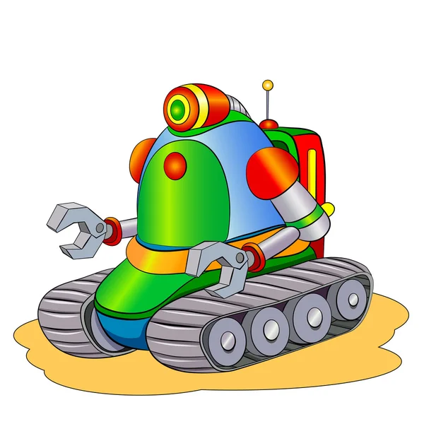 Cartoon robot crawler — Stock vektor