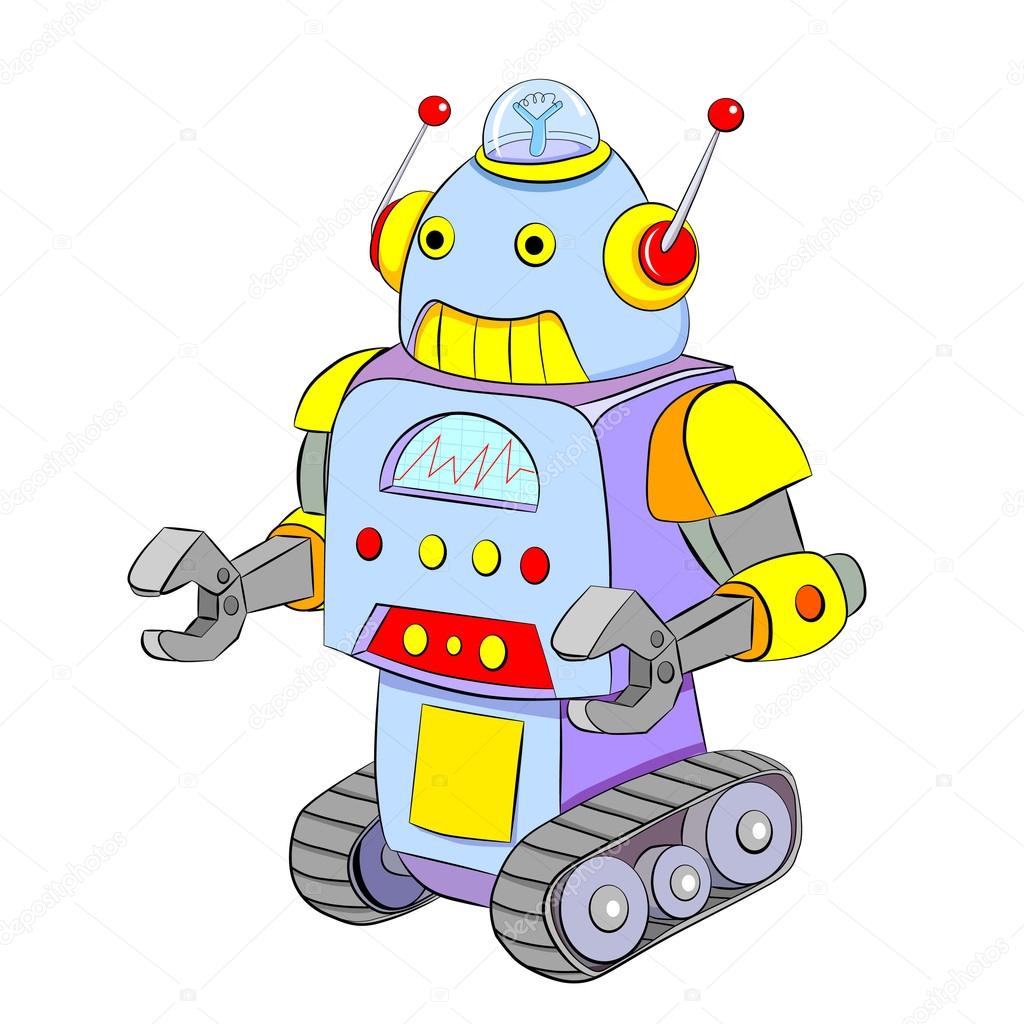 Cartoon Robot Crawler Stock Vector Image By C Vitasunny
