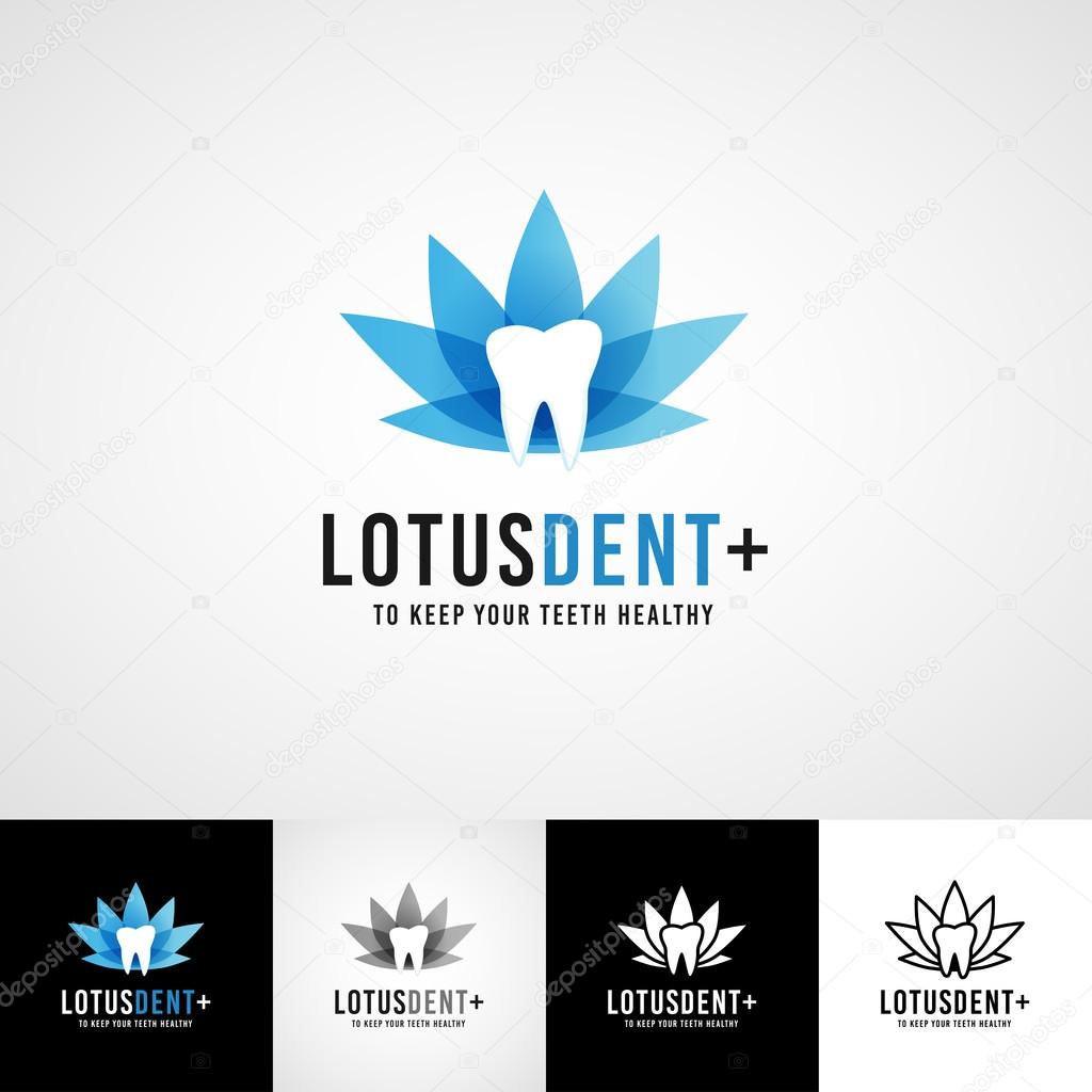 Creative dental vector logo. Teethcare icon set. dentist clinic insignia, oral hygienist concept for stationary, tooth branding t-shirts picture, business card graphic, medical products or medicine