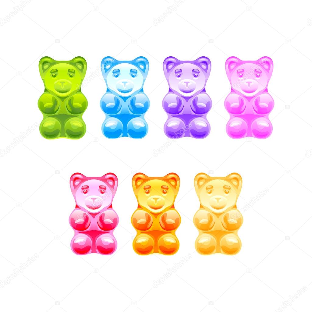 Gummy Bear Cartoon Stock Illustrations, Cliparts and Royalty Free