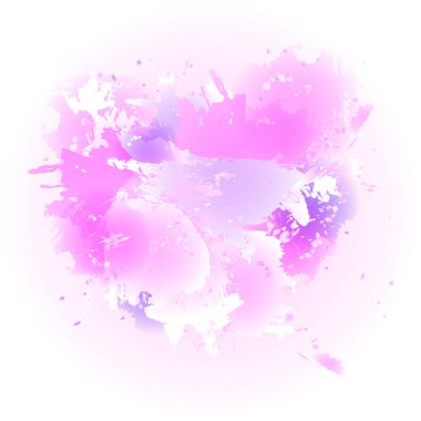 Boya lekeleri. Renk sıçraması. Vektör. Soyut sanat arkaplanı için element