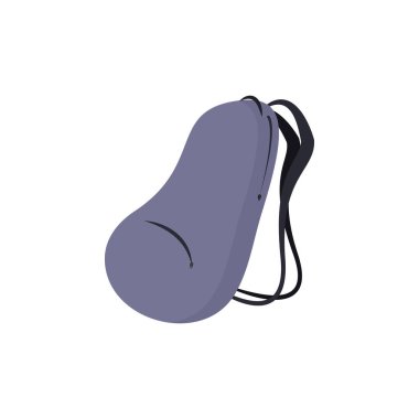 Sırt çantası. Spor çantası. Vektör. Düz çizgi film tarzı. Beyaz arkaplanda izole.