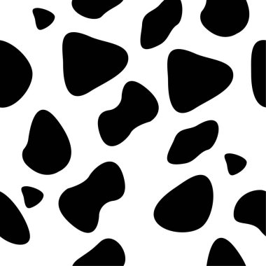 İnek. İnek derisi. Doku. Elle çizilmiş.