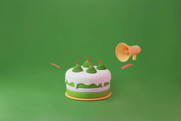 케이크와 자주색 과날으는 — 스톡 사진