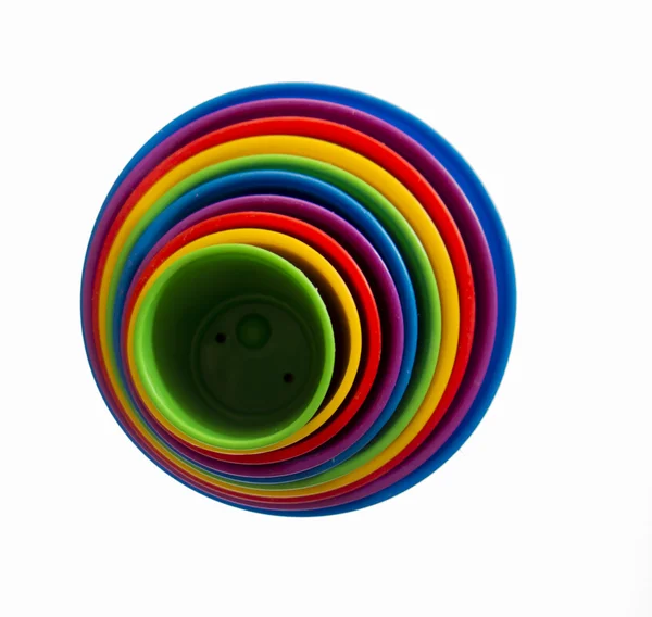 Círculos concéntricos de colores —  Fotos de Stock