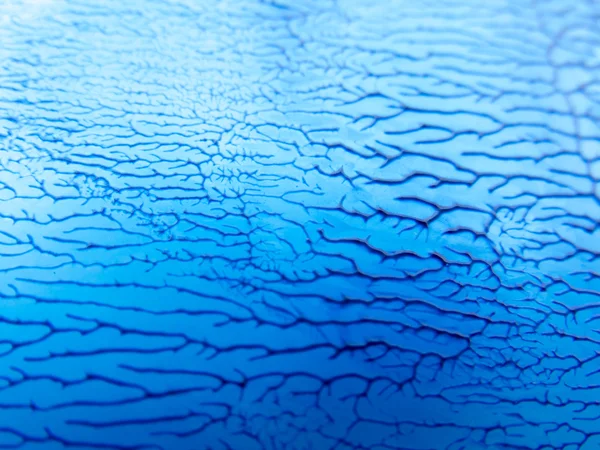 De achtergrond van blauwe verf met blauwe elementen — Stockfoto
