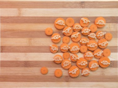 Çocuk yemek tarifleri için arka plan