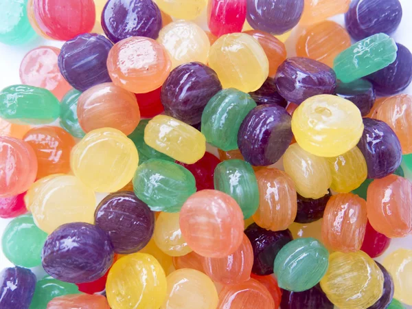 Вкусный детский фон красочных конфет — стоковое фото