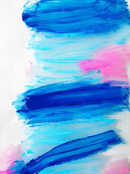 Parlak mavi ve pembe renk boya kat doku ile — Stok fotoğraf