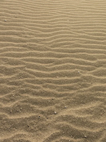 Sable chaud du désert, déposé par les vagues — Photo