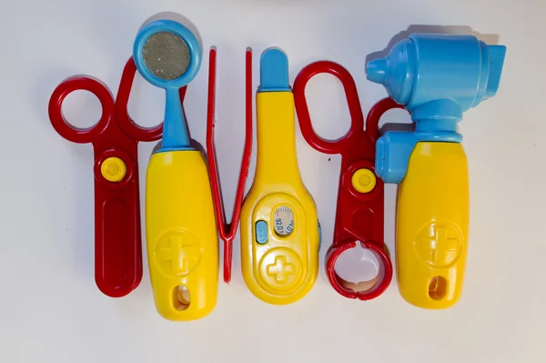 Plastikspielzeug, Arzt-Set — Stockfoto