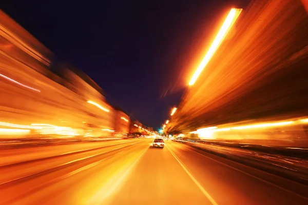 Berlin - Night Drive — Stock Photo, Image