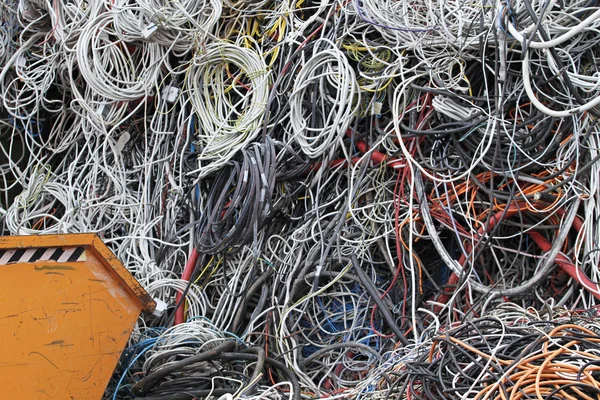 電線・ ケーブルのリサイクル — ストック写真
