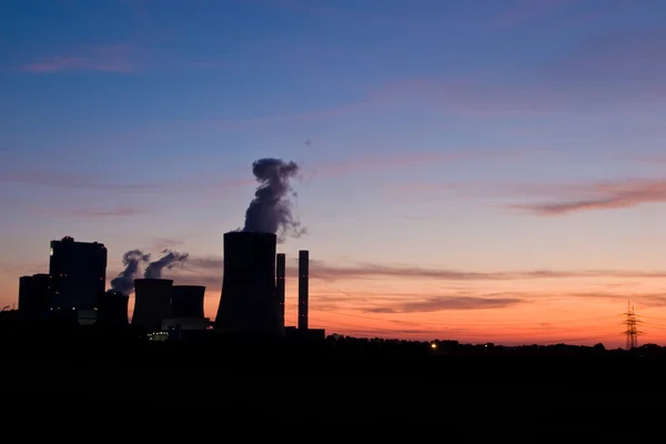 Uhlí elektrárna — Stock fotografie