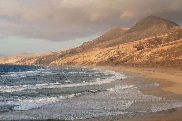 Côte ouest érodée de Fuerteventura à Jandia — Photo