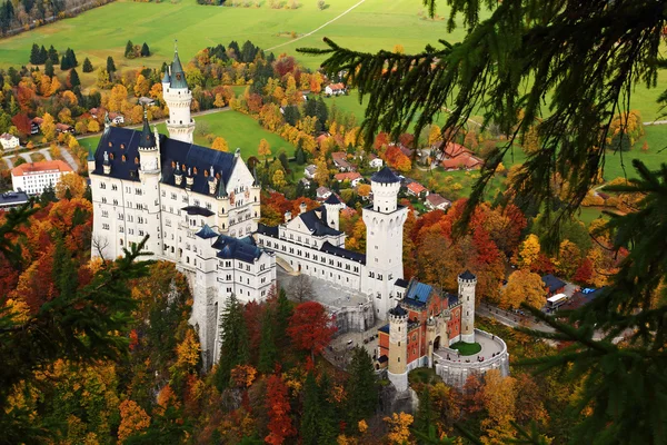 Neuschwanstein Castle - Замок Нойшванштайн Стоковая Картинка