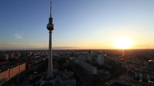 Berliner panoramablick — Stockvideo