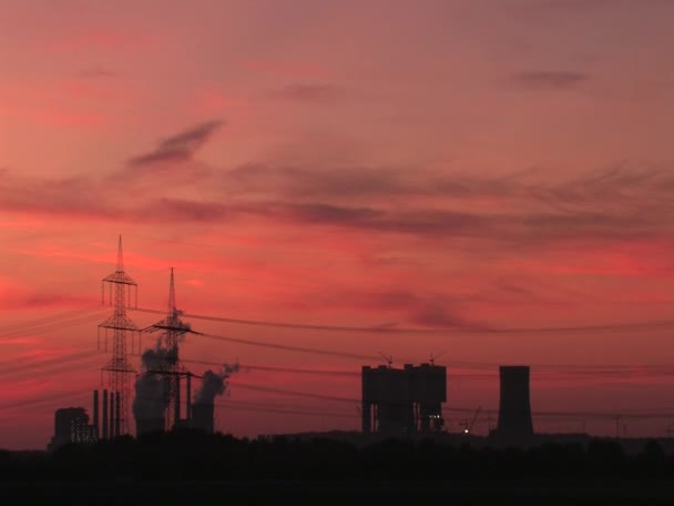 Power Station - şantiye — Stok video