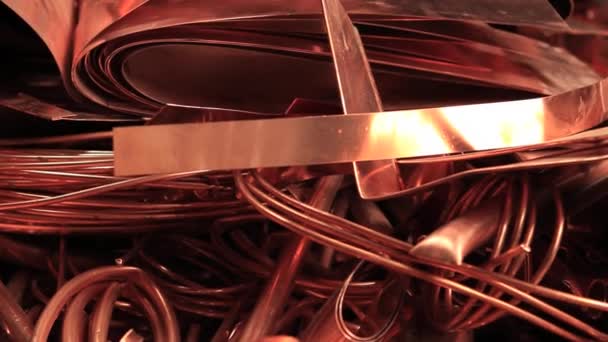 Reciclaje de cobre — Vídeos de Stock