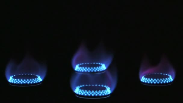 Gas Flame — Stock Video