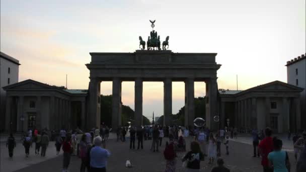 Brandenburger tor - berlin — Stockvideo