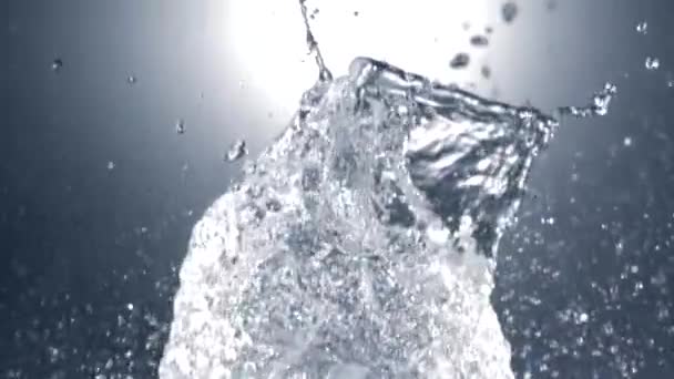 Woda - powolne ruchy - 1050fps — Wideo stockowe