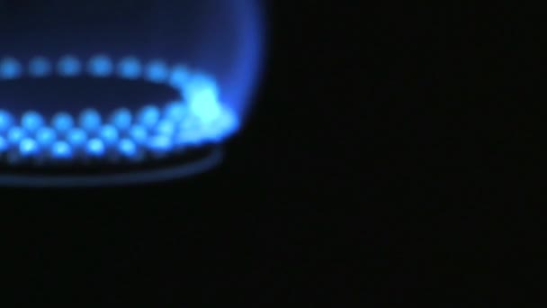 Płomień gazu — Wideo stockowe