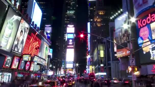 Times Square, Nova Iorque, EUA — Vídeo de Stock