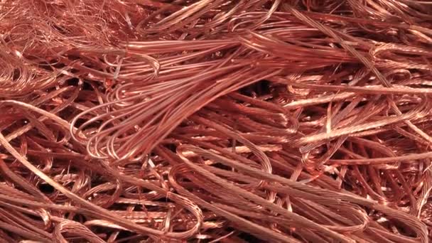 Copper recycling — Stock Video