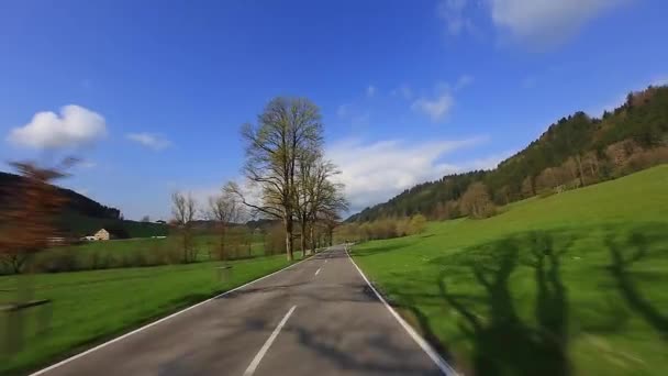 Prise de vue sur la route - Allemagne — Video