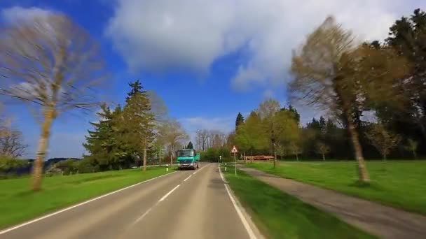 Prise de vue sur la route - Allemagne — Video