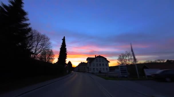 Driving Shot - Road - Germany — Stock Video