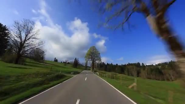 Driving Shot - Road - Germany — Stock Video