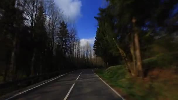 運転のショット - 道路 - ドイツ — ストック動画