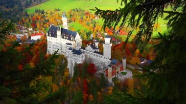 Yeni Swanstone Kalesi, Neuschwanstein Şatosu, Bavyera, Almanya