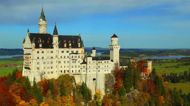 Nové Swanstone hrad, zámek Neuschwanstein, Bavorsko, Německo