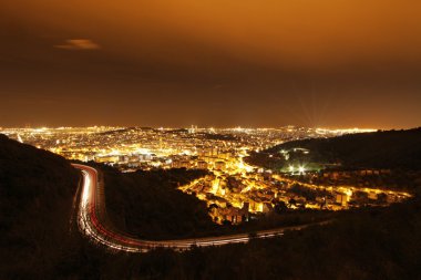 Barselona'nın panoramik manzaralı