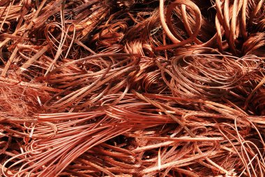 Copper wire recyclable materials clipart