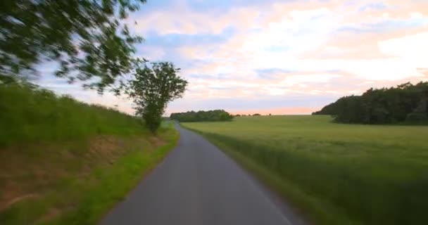 Autofahren - pov - Spur — Stockvideo