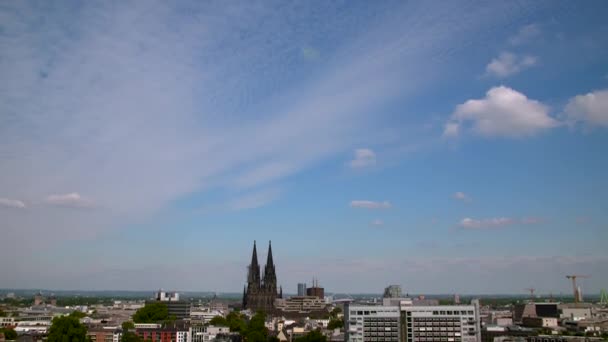 Köln, panoramik — Stok video