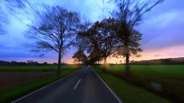 POV de la conduite automobile - mauvais temps 