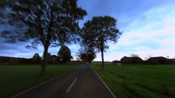POV de la conduite automobile - mauvais temps 