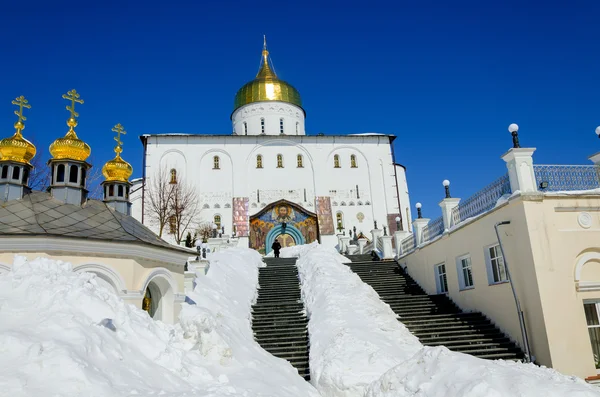 Pochaev lavra. Trinity Katedrali, yan. — Stok fotoğraf