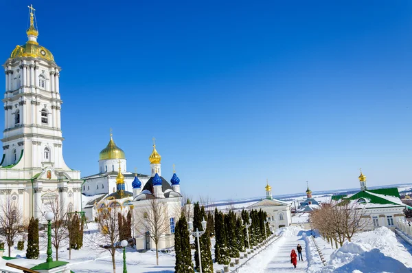 Pochaev lavra, campanario . — Foto de Stock