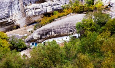 Mağaralar varsayım manastır manastır hücreye.